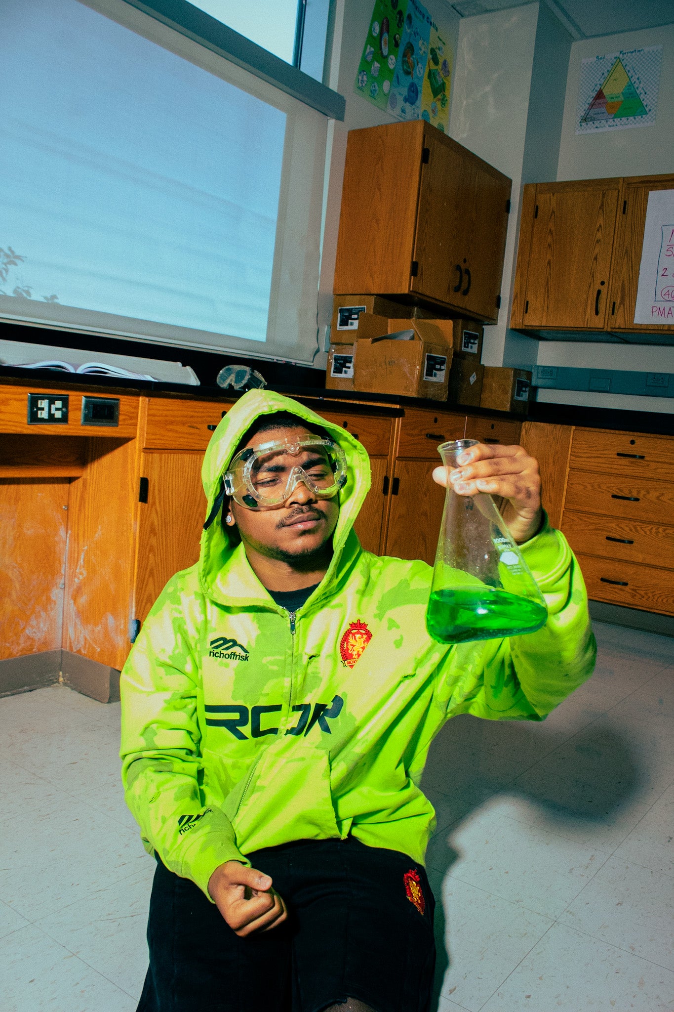ROR TOXIC WASTE ZIP UP